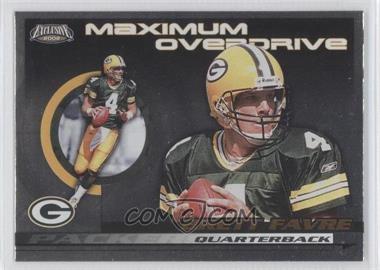 2002 Pacific Exclusive - Maximum Overdrive #13 - Brett Favre