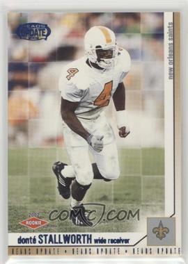 2002 Pacific Heads Update - [Base] - Blue #110 - Donte Stallworth