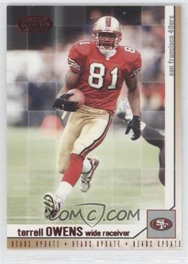 2002 Pacific Heads Update - [Base] - Red #153 - Terrell Owens