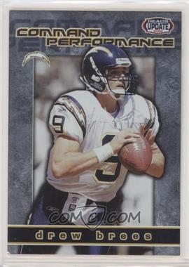 2002 Pacific Heads Update - Command Performance #17 - Drew Brees [EX to NM]