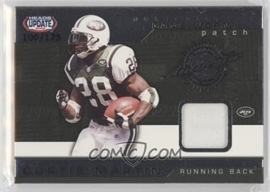 2002 Pacific Heads Update - Game-Worn - Patch #36 - Curtis Martin /175