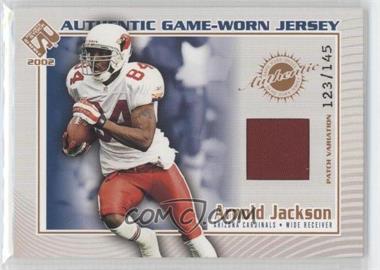 2002 Pacific Private Stock Reserve - Authentic Game-Worn Jersey - Patch Variation #3 - Arnold Jackson /145