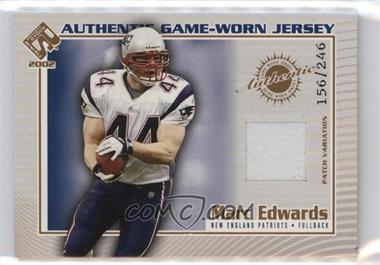 2002 Pacific Private Stock Reserve - Authentic Game-Worn Jersey - Patch Variation #77 - Marc Edwards /246