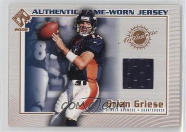 2002 Pacific Private Stock Reserve - Authentic Game-Worn Jersey #44 - Brian Griese