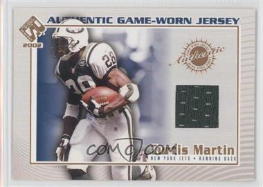 2002 Pacific Private Stock Reserve - Authentic Game-Worn Jersey #86 - Curtis Martin