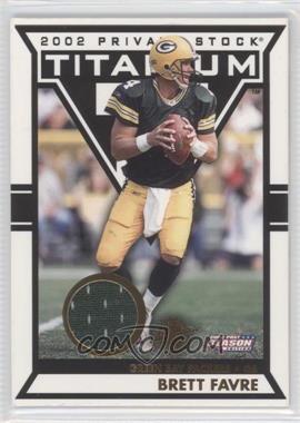 2002 Pacific Private Stock Titanium Postseason - [Base] #92 - Brett Favre /435