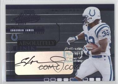 2002 Playoff Absolute Memorabilia - Absolutely Ink #AI-43 - Edgerrin James /30