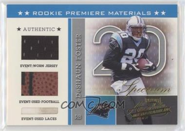 2002 Playoff Absolute Memorabilia - [Base] - Spectrum #210 - Rookie Premiere Materials - DeShaun Foster /25