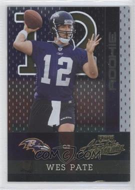 2002 Playoff Absolute Memorabilia - [Base] #156 - Wes Pate /1500