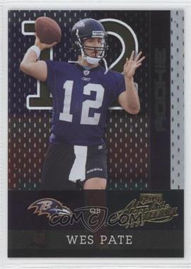 2002 Playoff Absolute Memorabilia - [Base] #156 - Wes Pate /1500