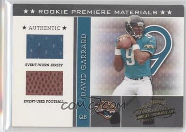 2002 Playoff Absolute Memorabilia - [Base] #215 - Rookie Premiere Materials - David Garrard /825