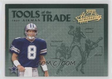 2002 Playoff Absolute Memorabilia - Tools of the Trade - Gold #TT-10 - Troy Aikman