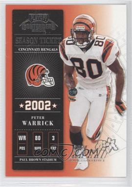 2002 Playoff Contenders - [Base] - 2003 Hawaii Trade Conference #18 - Peter Warrick /15