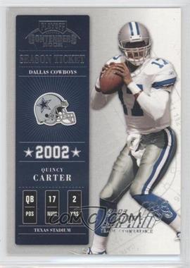 2002 Playoff Contenders - [Base] - 2003 Hawaii Trade Conference #53 - Quincy Carter /15