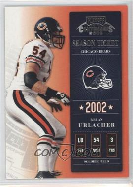 2002 Playoff Contenders - [Base] #67 - Brian Urlacher