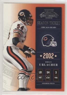 2002 Playoff Contenders - [Base] #67 - Brian Urlacher