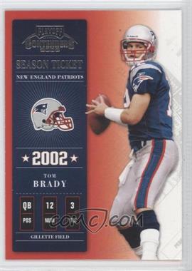 2002 Playoff Contenders - [Base] #7 - Tom Brady