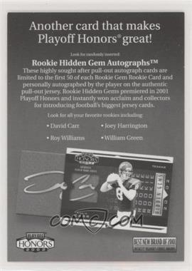 2002 Playoff Honors - Ad Cards #_NoN - David Carr