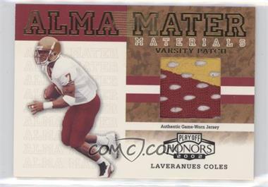 2002 Playoff Honors - Alma Mater Materials - Varsity Patches #AM-4 - Laveranues Coles /25