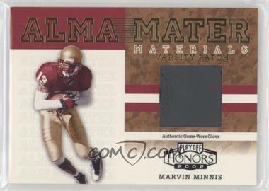 2002 Playoff Honors - Alma Mater Materials #AM-11 - Marvin Minnis /25
