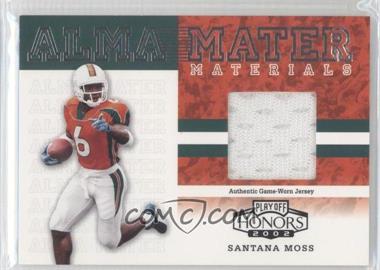 2002 Playoff Honors - Alma Mater Materials #AM-14 - Santana Moss /400