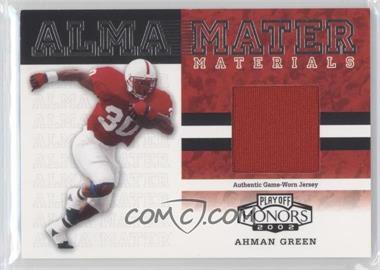 2002 Playoff Honors - Alma Mater Materials #AM-2 - Ahman Green /150