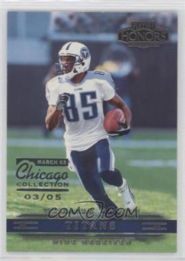 2002 Playoff Honors - [Base] - Chicago Collection #97 - Derrick Mason /5 [EX to NM]