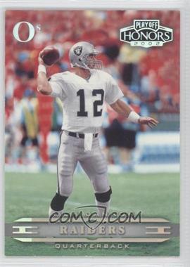 2002 Playoff Honors - [Base] - O's #69 - Rich Gannon /100