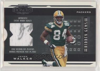 2002 Playoff Honors - [Base] - Rookie Hidden Gems Autographs #229 - Rookie Gems - Javon Walker /650