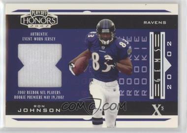 2002 Playoff Honors - [Base] - Xs #216 - Rookie Gems - Ron Johnson /25