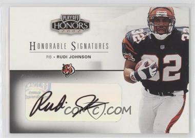 2002 Playoff Honors - Honorable Signatures #HS-43 - Rudi Johnson