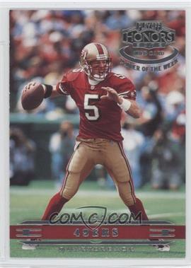 2002 Playoff Honors - Player of the Week #POTW-18 - Jeff Garcia /100