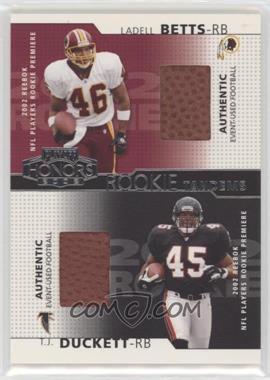 2002 Playoff Honors - Rookie Tandems #RT-14 - Ladell Betts, T.J. Duckett