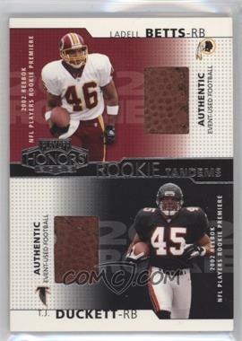 2002 Playoff Honors - Rookie Tandems #RT-14 - Ladell Betts, T.J. Duckett