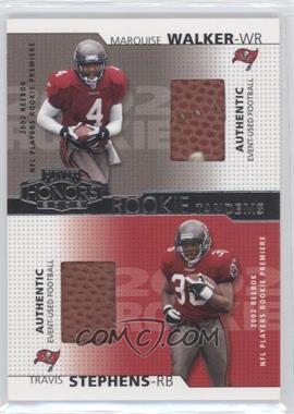 2002 Playoff Honors - Rookie Tandems #RT-2 - Travis Stephens, Marquise Walker