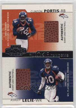 2002 Playoff Honors - Rookie Tandems #RT-5 - Clinton Portis, Ashley Lelie