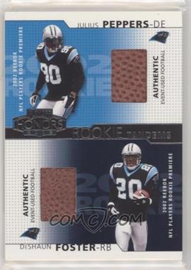 2002 Playoff Honors - Rookie Tandems #RT-7 - Julius Peppers, DeShaun Foster