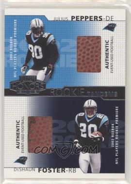 2002 Playoff Honors - Rookie Tandems #RT-7 - Julius Peppers, DeShaun Foster