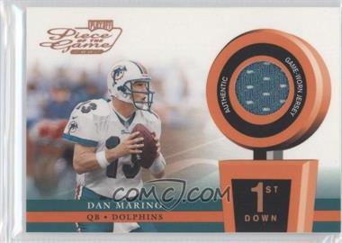 2002 Playoff Piece of the Game - Materials - 1st Down #POG-12 - Dan Marino /250
