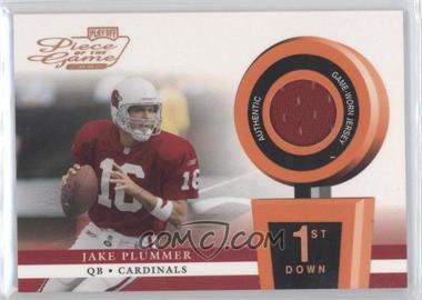 2002 Playoff Piece of the Game - Materials - 1st Down #POG-24 - Jake Plummer /250