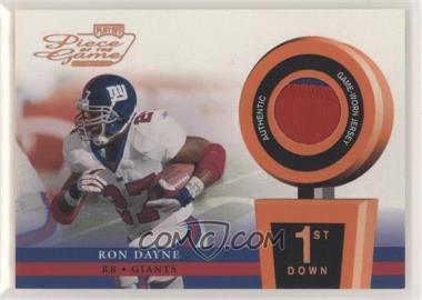 2002 Playoff Piece of the Game - Materials - 1st Down #POG-45 - Ron Dayne /250