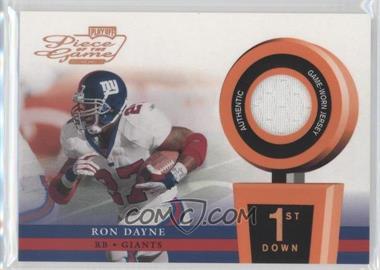 2002 Playoff Piece of the Game - Materials - 1st Down #POG-45 - Ron Dayne /250