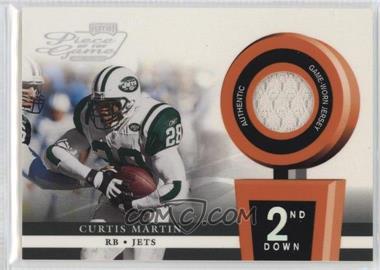 2002 Playoff Piece of the Game - Materials - 2nd Down #POG-11 - Curtis Martin /150 [Good to VG‑EX]