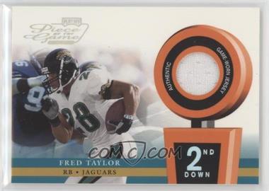 2002 Playoff Piece of the Game - Materials - 2nd Down #POG-22 - Fred Taylor /150