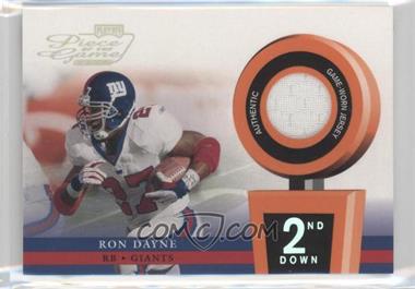 2002 Playoff Piece of the Game - Materials - 2nd Down #POG-45 - Ron Dayne /150