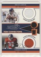 Team Connections - Brian Griese, Terrell Davis #/500