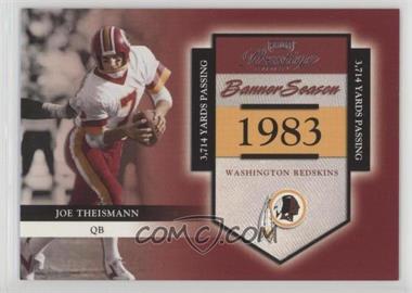 2002 Playoff Prestige - Banner Season #BS-22 - Joe Theismann /1983