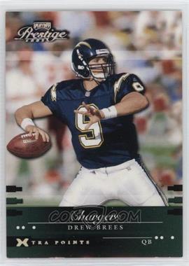 2002 Playoff Prestige - [Base] - Xtra Points Green #118 - Drew Brees /150