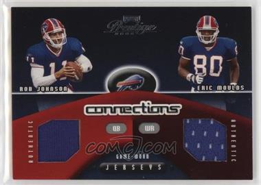 2002 Playoff Prestige - Connections #C-12 - Rob Johnson, Eric Moulds /500 [EX to NM]