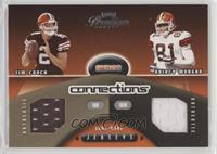 Tim Couch, Quincy Morgan [EX to NM] #/500